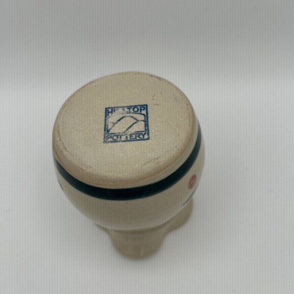 Hilltop Pottery Glazed Stoneware Creamer Leaves & Berry Design - Picture 6 of 8